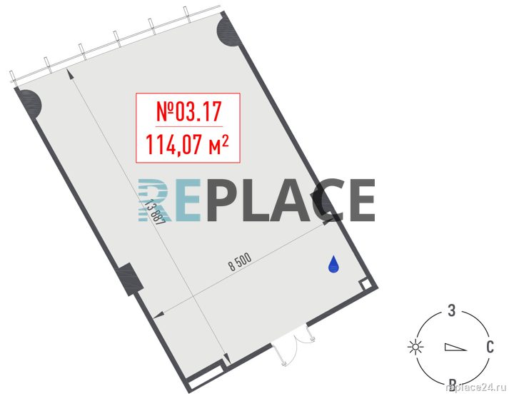 Офис, 113,2 м²