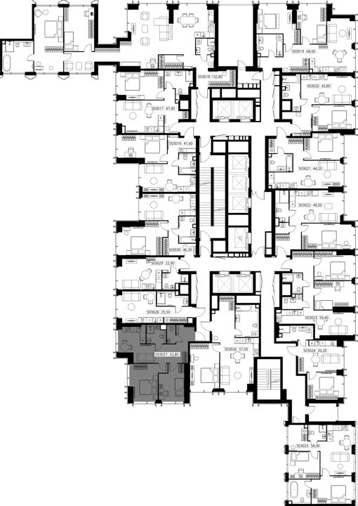 2-комнатная квартира, 52,8 м² — фото 2