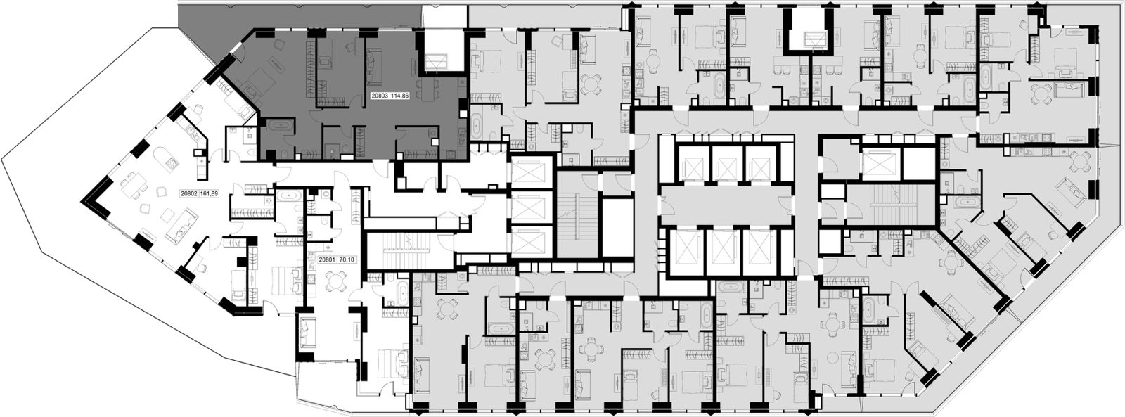 2-комнатная квартира, 114,9 м² — фото 2