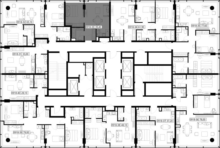 1-комнатная квартира, 39,4 м² — фото 2