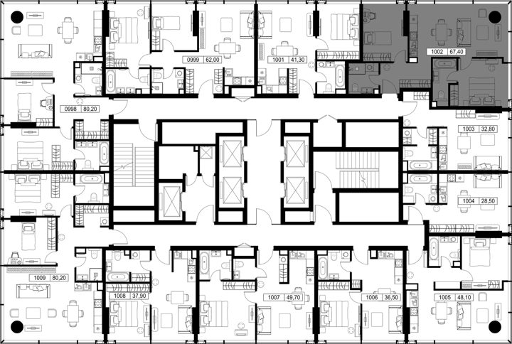 2-комнатная квартира, 67,4 м² — фото 2