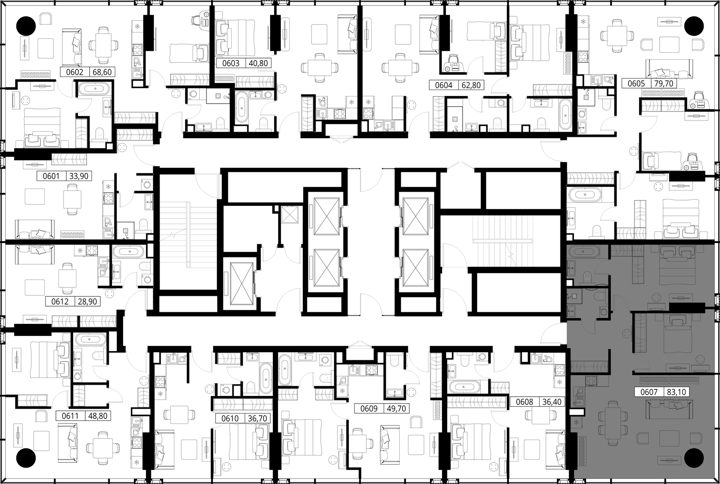 2-комнатная квартира, 83,1 м² — фото 2
