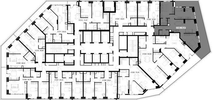3-комнатная квартира, 101 м² — фото 2