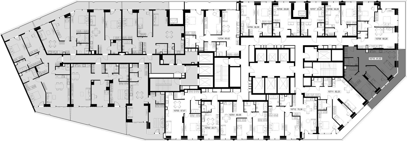 2-комнатная квартира, 81,8 м² — фото 3