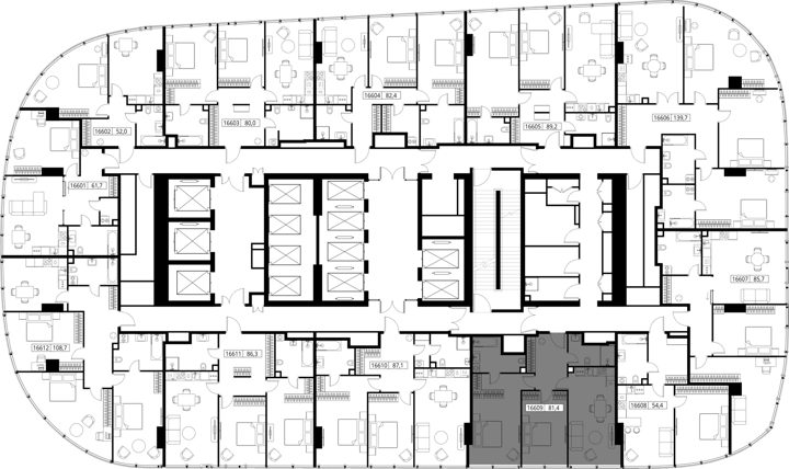 2-комнатная квартира, 81,4 м² — фото 2