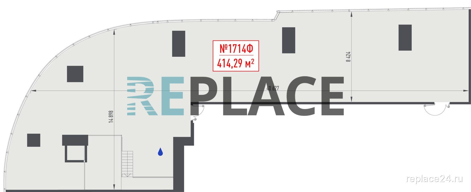 Офис, 414,3 м²