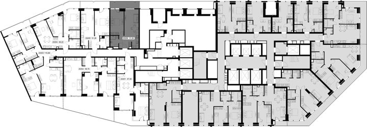 1-комнатная квартира, 51,7 м² — фото 2