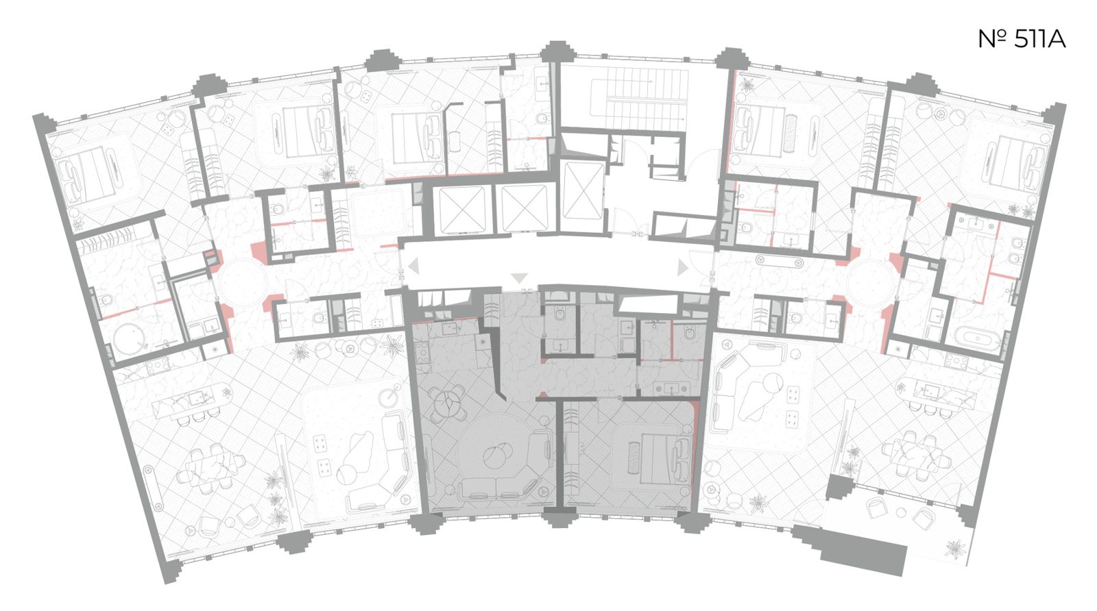 1-комнатная квартира, 73,5 м² — фото 2
