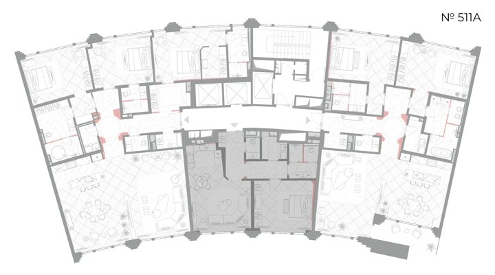 1-комнатная квартира, 73,5 м² — фото 2