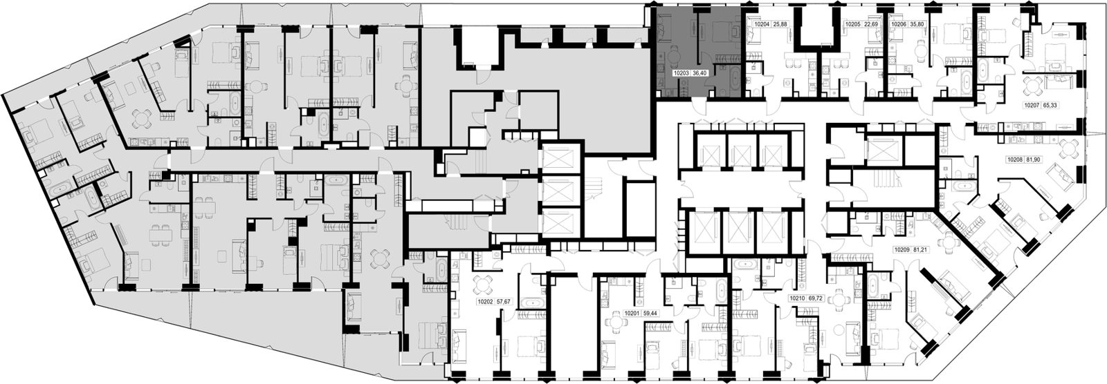 1-комнатная квартира, 36,4 м² — фото 3