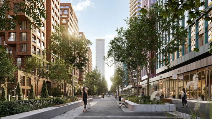 ЖК «City Bay» — Пешеходная улица квартала